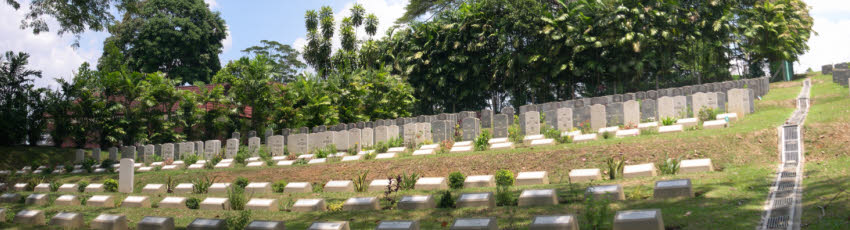 The north of the military cemetery