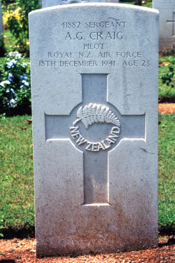 RNZAF grave
