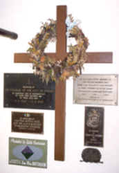 Memorial Cross and Plaques