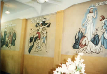 A wall in the Chapel